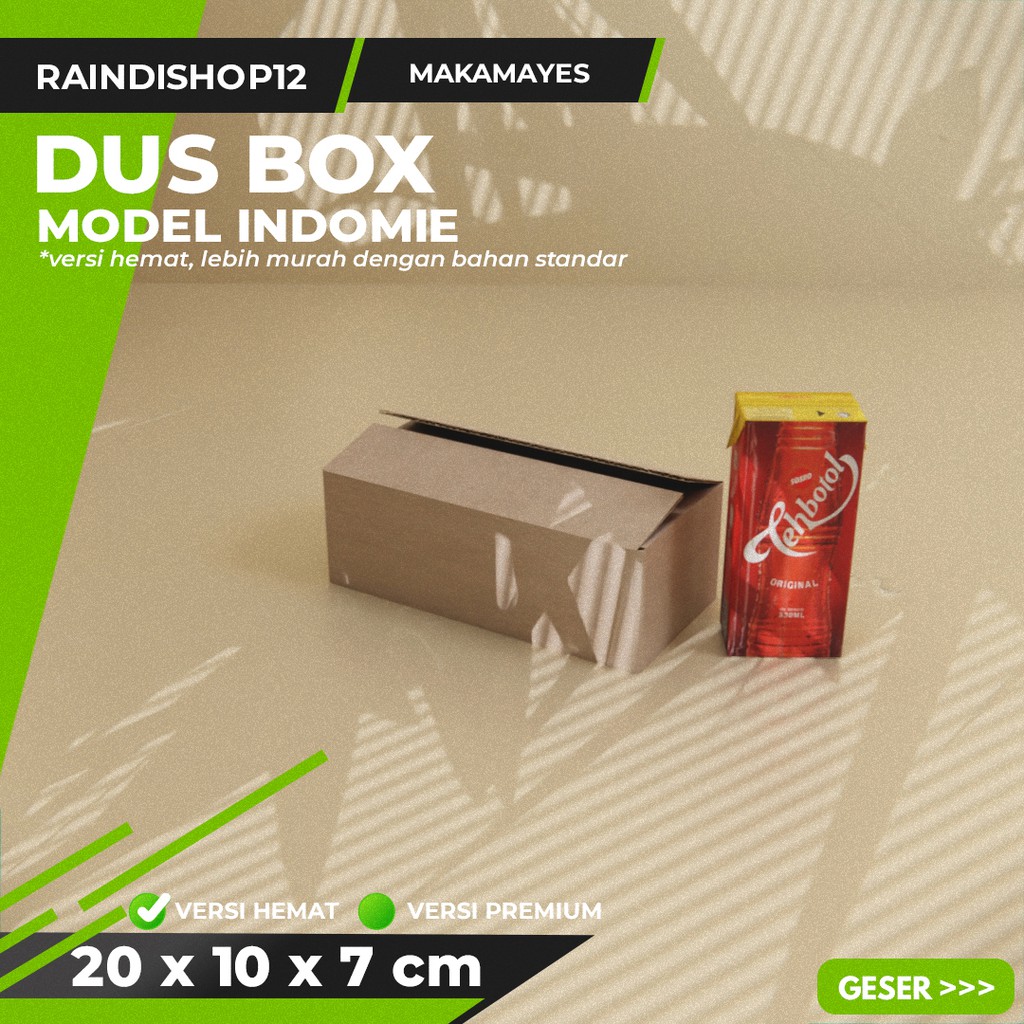 

BOX 20 X 10 X 7 CM KARDUS KOTAK KEMASAN PACKAGING KADO POLOS