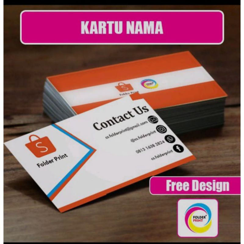 

( TANPA MINIMUM ORDER ) KARTU NAMA, CETAK KARTU NAMA