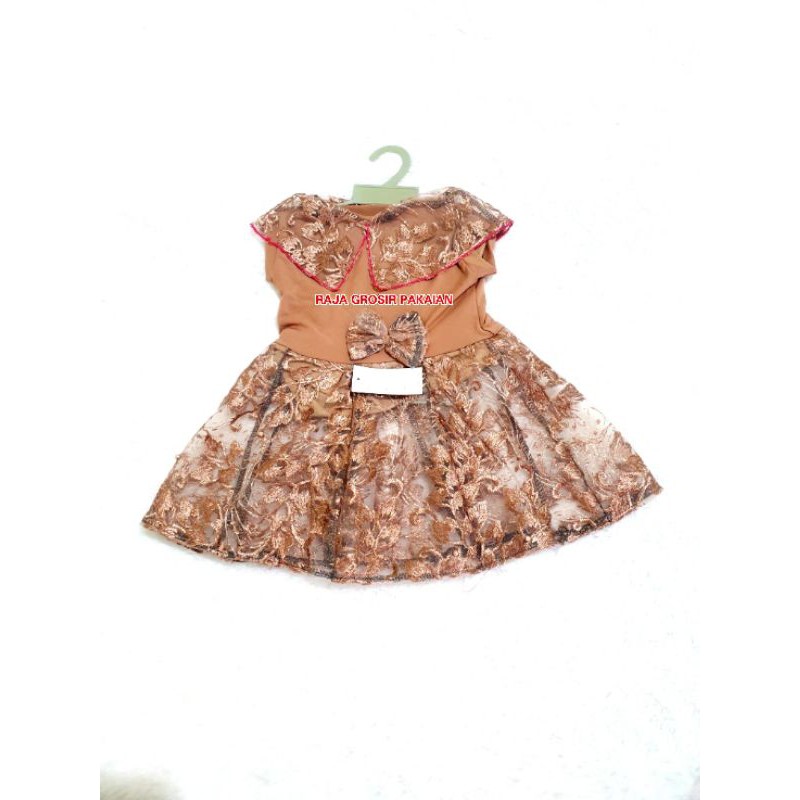 DRESS Brukat Anak Model Soimah