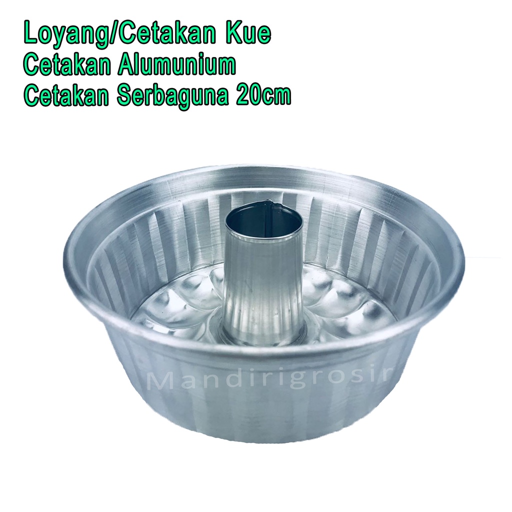 Cetakan Agar *Loyang Kue * Cetakan Serbaguna * Alumunium Uk.20cm