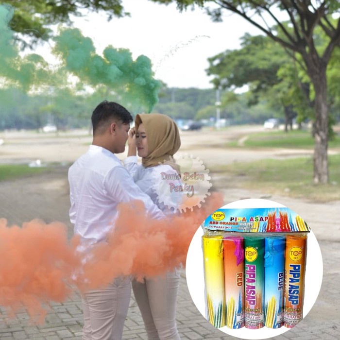 Smoke Bomb 60 Detik Per Pack Isi 5 pcs / Bomb Asap / Pipa Asap