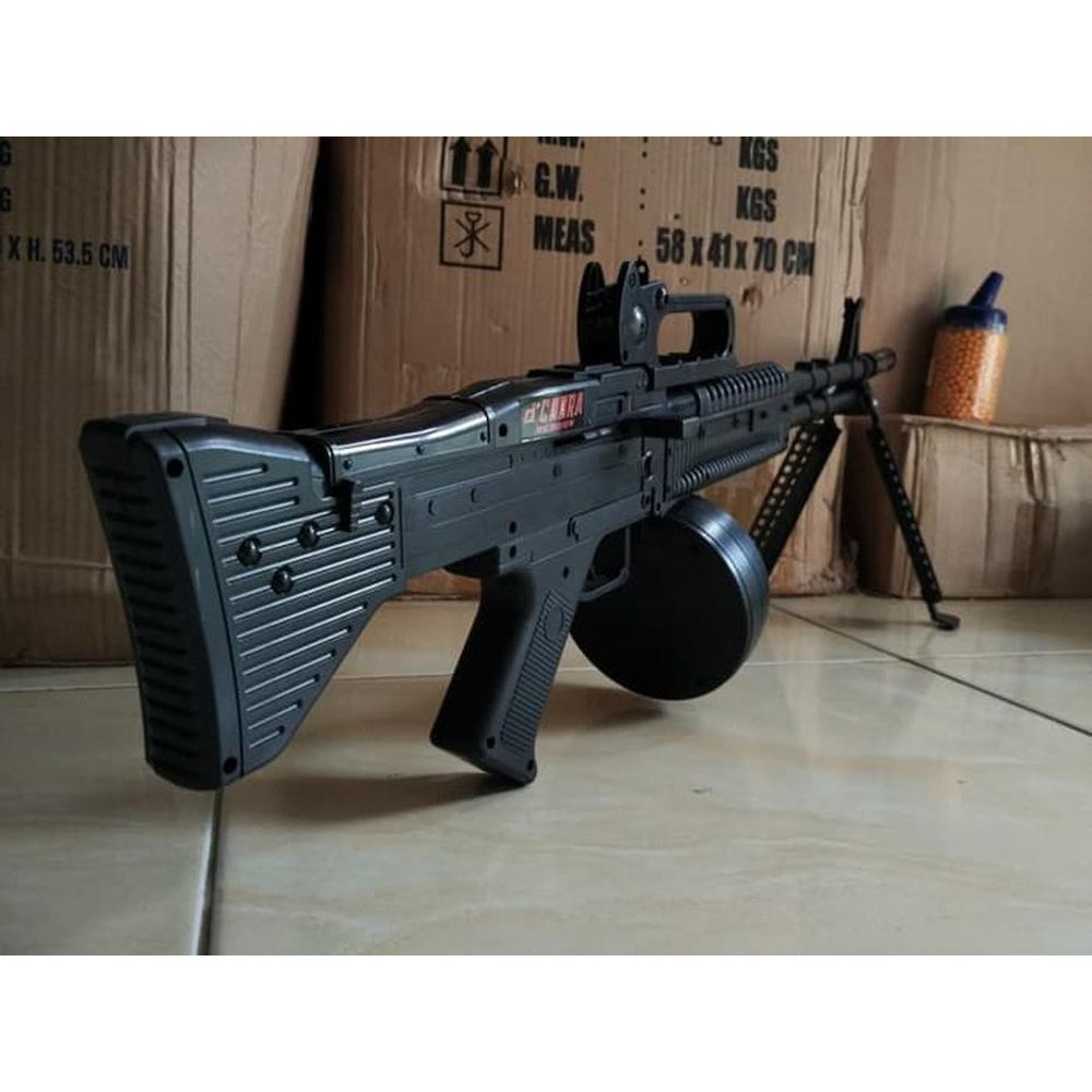 Promo Mainan M159 Pistol tembakan Rambo M60VN AEG airsoft