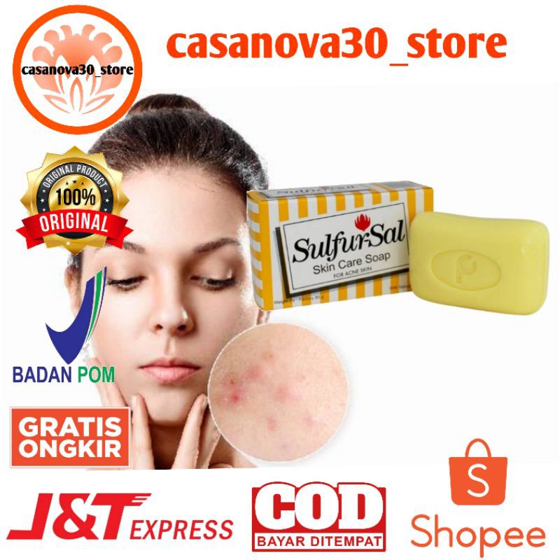 Sabun Jerawat dan bekas jerawat Sulfur Sal Menghilangkan Jerawat Dengan Kandungan Sulfur