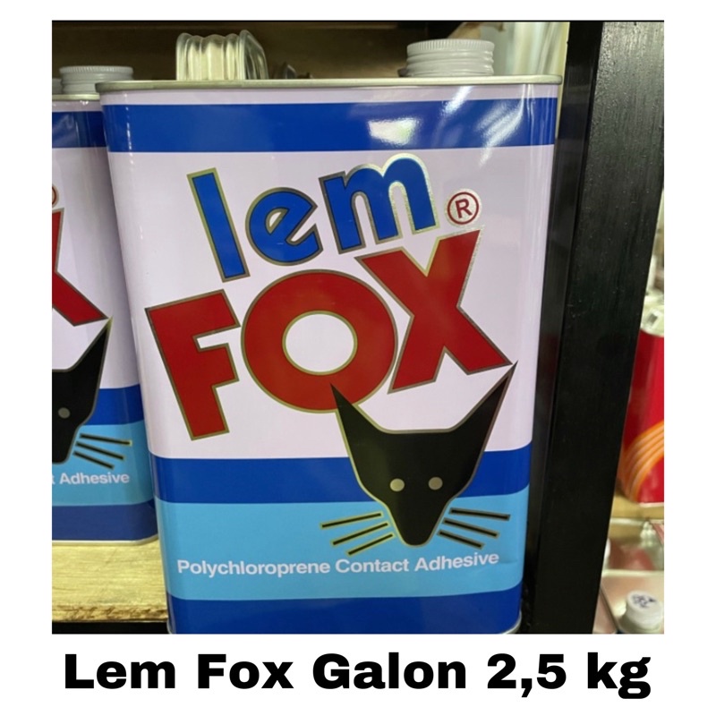 

Lem Kuning FOX Galon (biru) 2,5 kg