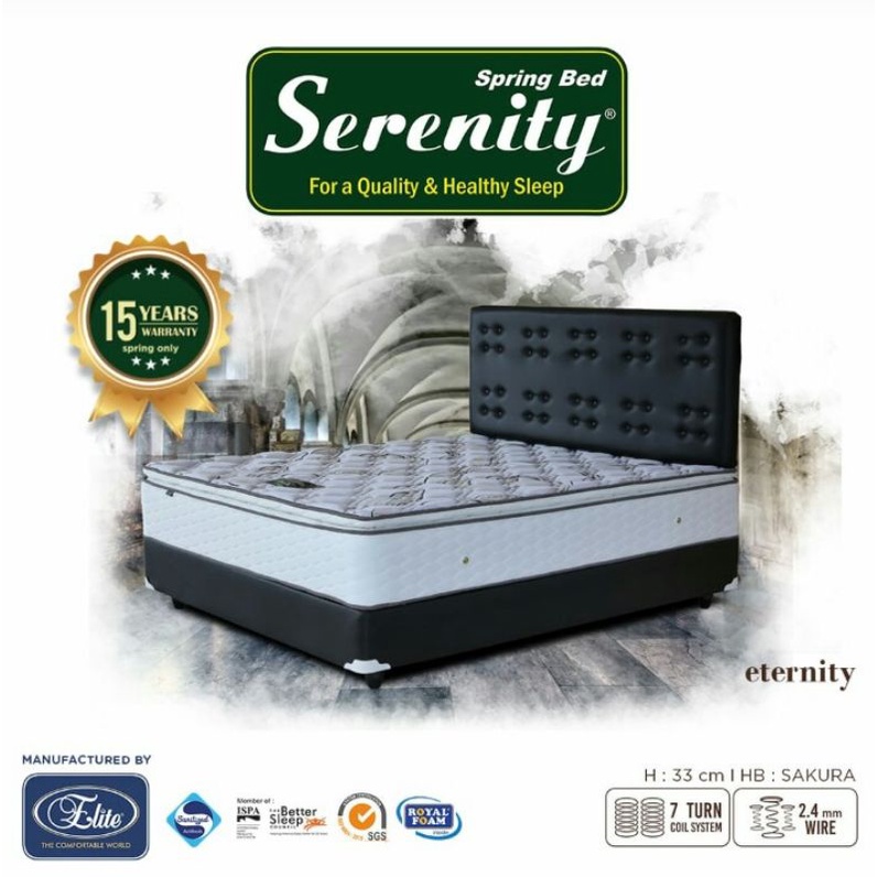Matras Springbed Serenity Eternity 120 140 160 180 200