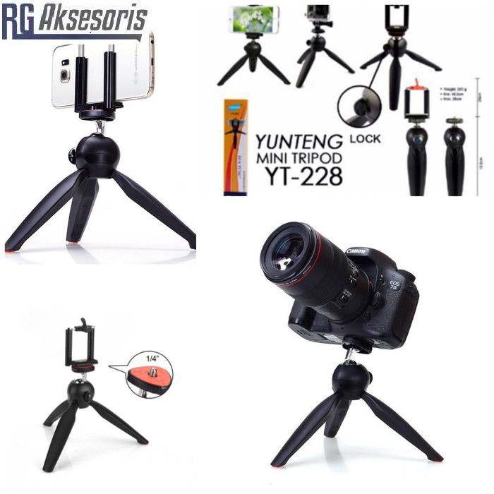 YUNTENG MINI TRIPOD YT-288 / camera phone holder
