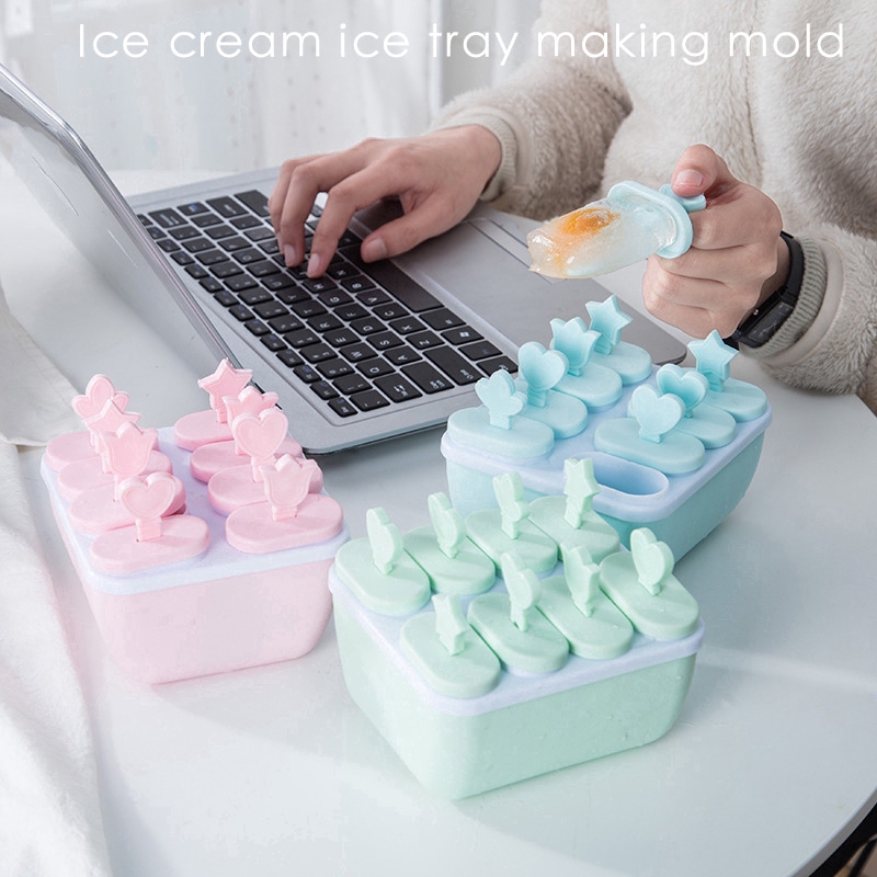 [ Popsicle DIY Making Molds ] [ Kitchen Make Ice Pop Maker Mold ] [ BPA Free Material ] [ Reusable ]