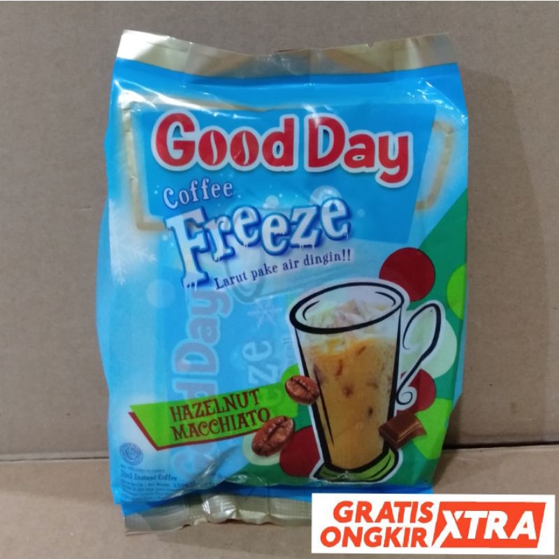 

GOOD DAY COFFE FREEZE HAZELNUT MACCHIATO ISI 5PCS