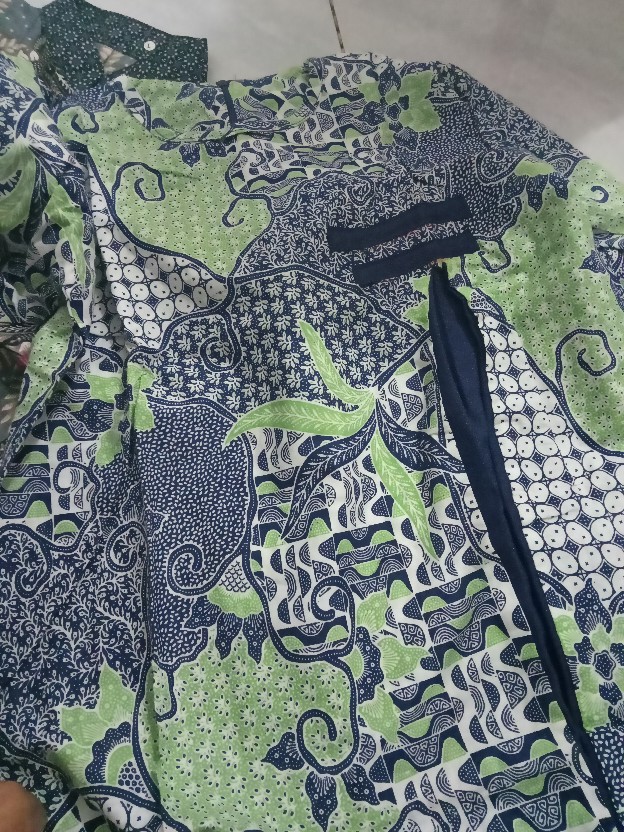Batik Wanita Asj Sa Hrb026 Kenongo Kemeja Tosca Pendek