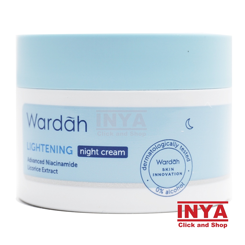 WARDAH LIGHTENING NIGHT CREAM 30gr - Krim Wajah Malam