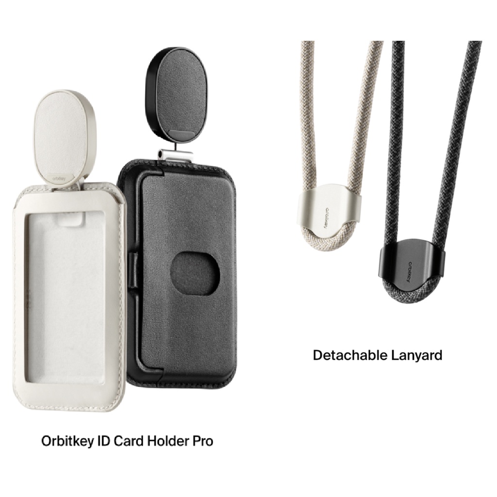 

Orbitkey ID Card Holder PRO Original – Gantungan Kartu Nama Kerja + Tali Lanyard