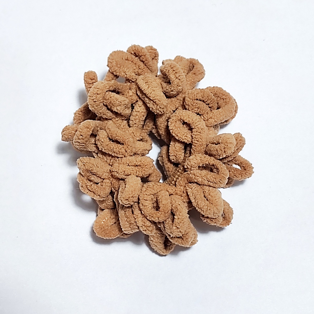 Scrunchie Mini Coral Warna Earth Tone