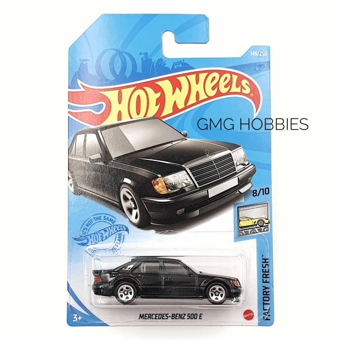 H 2021 MERCEDES BENZ 500 E HITAM HOTWHEELS HOT WHEELS DIECAST MOBIL