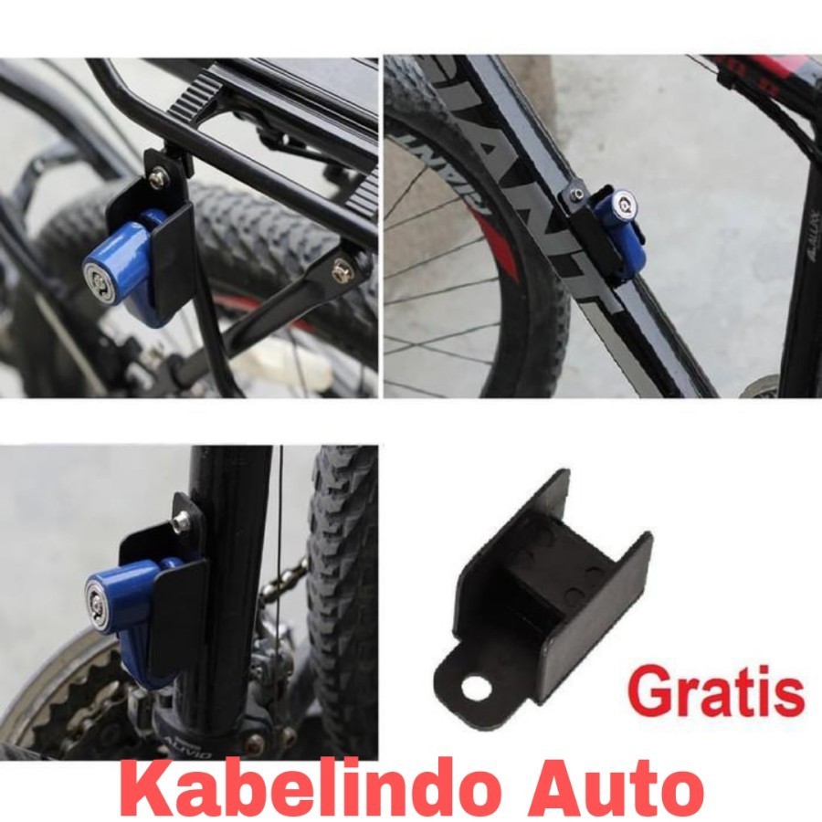 KUNCI GEMBOK PENGAMAN REM CAKRAM DISC MOTOR BRAKE DISC LOCK SEPEDA