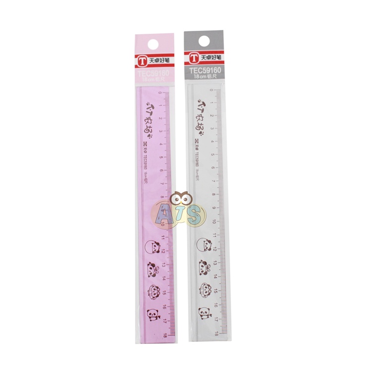 

Penggaris Stainless Panda 18cm