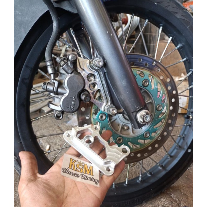 Breket Kaliper disck ukuran 300 Mili BREKET CALIPER CNC RCB TIGER MP YA ini