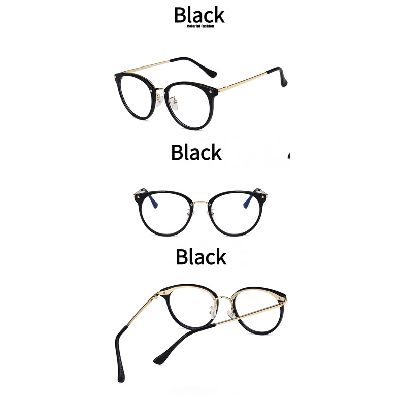 Kacamata Anti Radiasi Bentuk Bulat Untuk Wanita