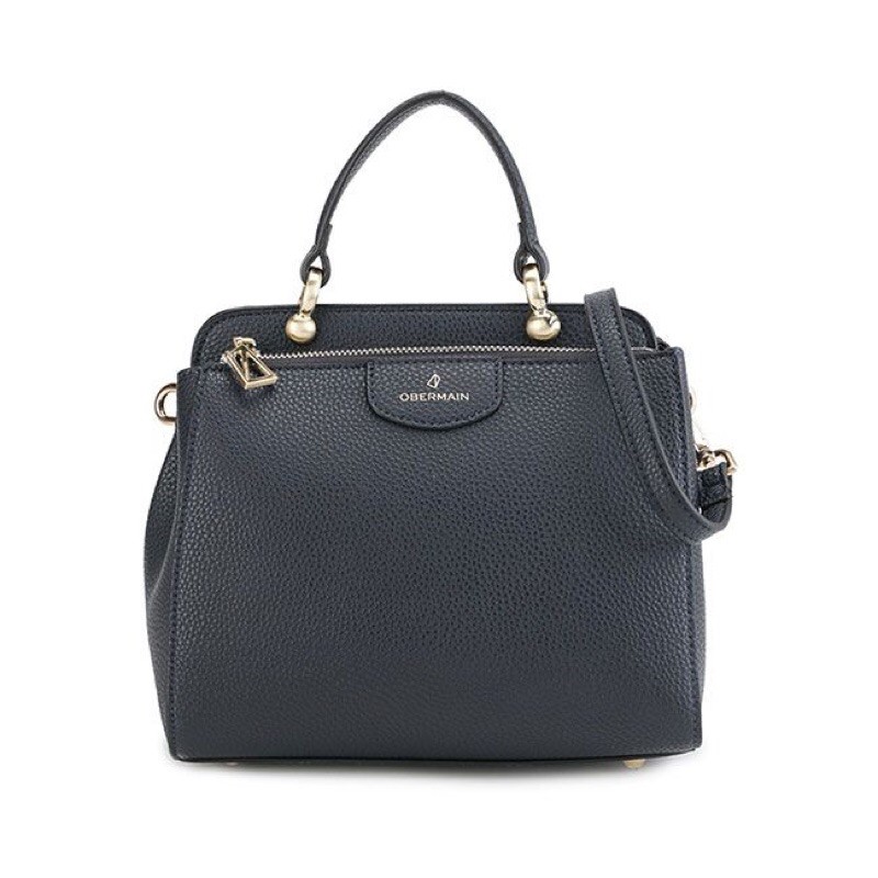 [Obermain] Sisley Handheld Bag Navy - Preloved