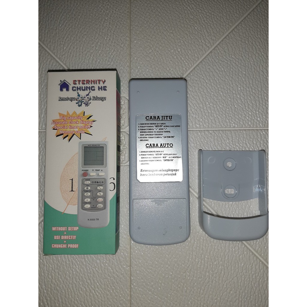 Remot / REMOTE AC Multi Universal Serbaguna CHUNGHE k-8000 bisa untuk berbagai merk AC