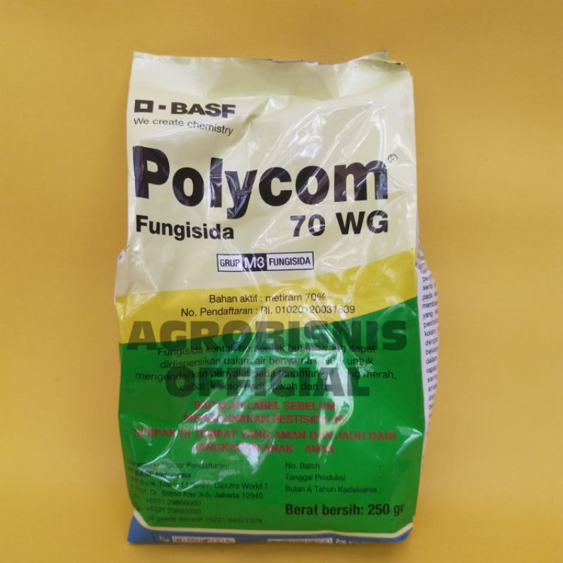 FUNGISIDA BASF POLYCOM 70WG 250 GRAM
