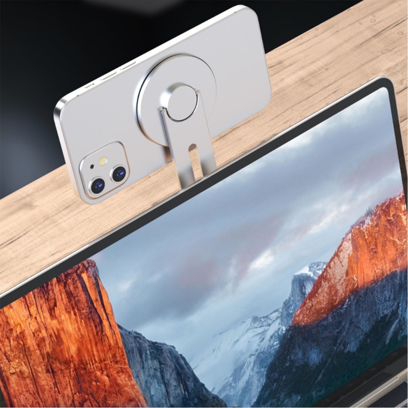 Zzz Stand Holder / Dudukan Ponsel / Tablet / Laptop Model Lipat Magnetik Adjustable Untuk Meja