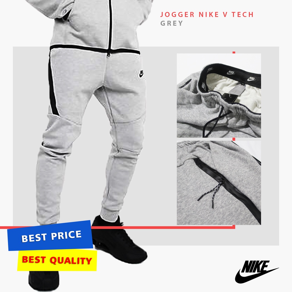 JOGGER NIKE TECH GREY GARADE ORIGINAL / CELANA JOGGER bisa untuk pria dan wanita