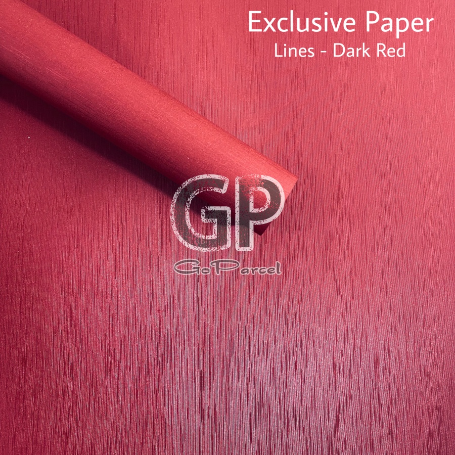 ( 2 Lembar ) EXCLUSIVE PAPER 80 GR LINES EMBOSSED - KERTAS KADO EKSLUSIF EMBOS PEARL