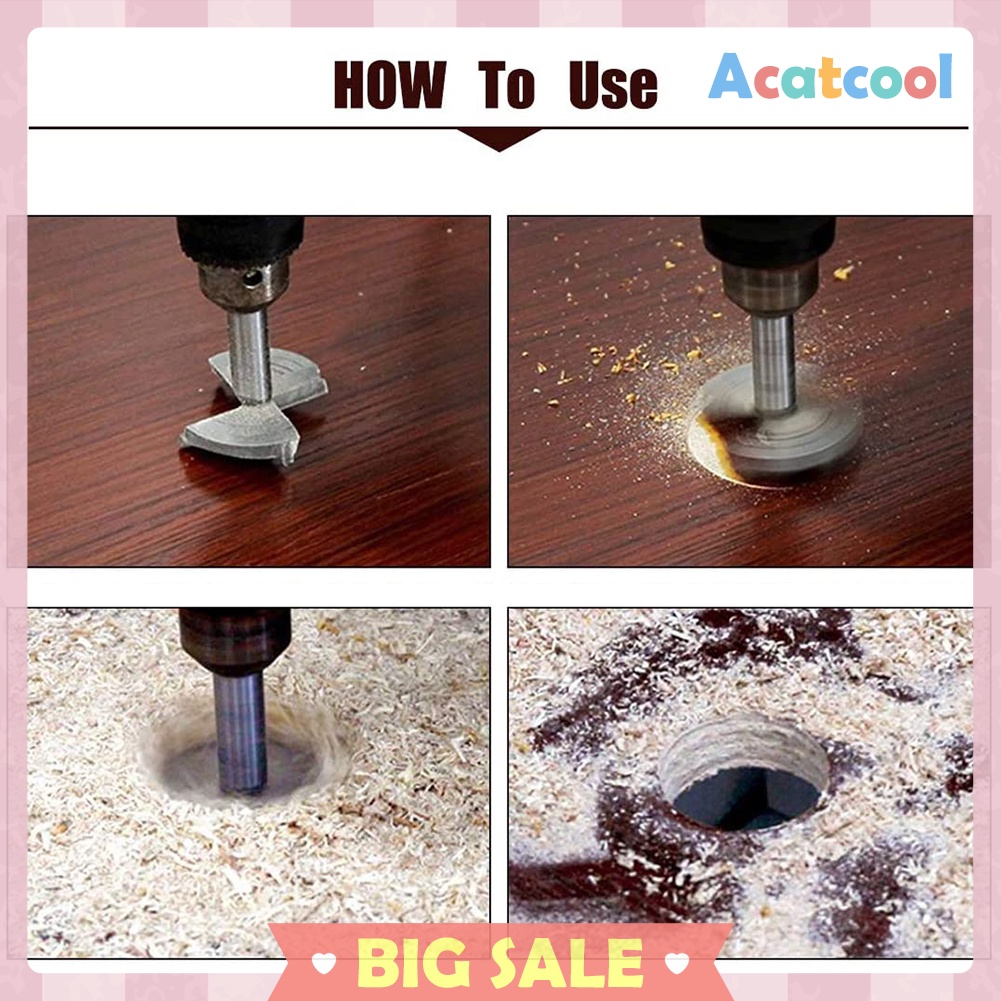 35mm Hinge Drilling Jig Concealed Hinge Hole Drilling Guide + Drill Bit Set