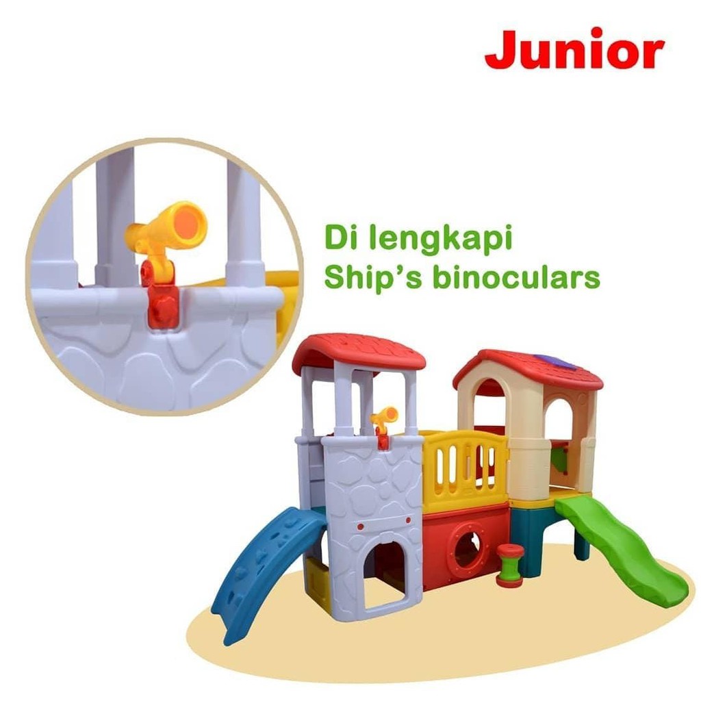 Perosotan Junior Club House Climber Playground Playhouse Slide