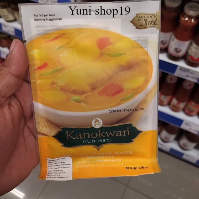 

kanokwan yellow curry paste 50gr