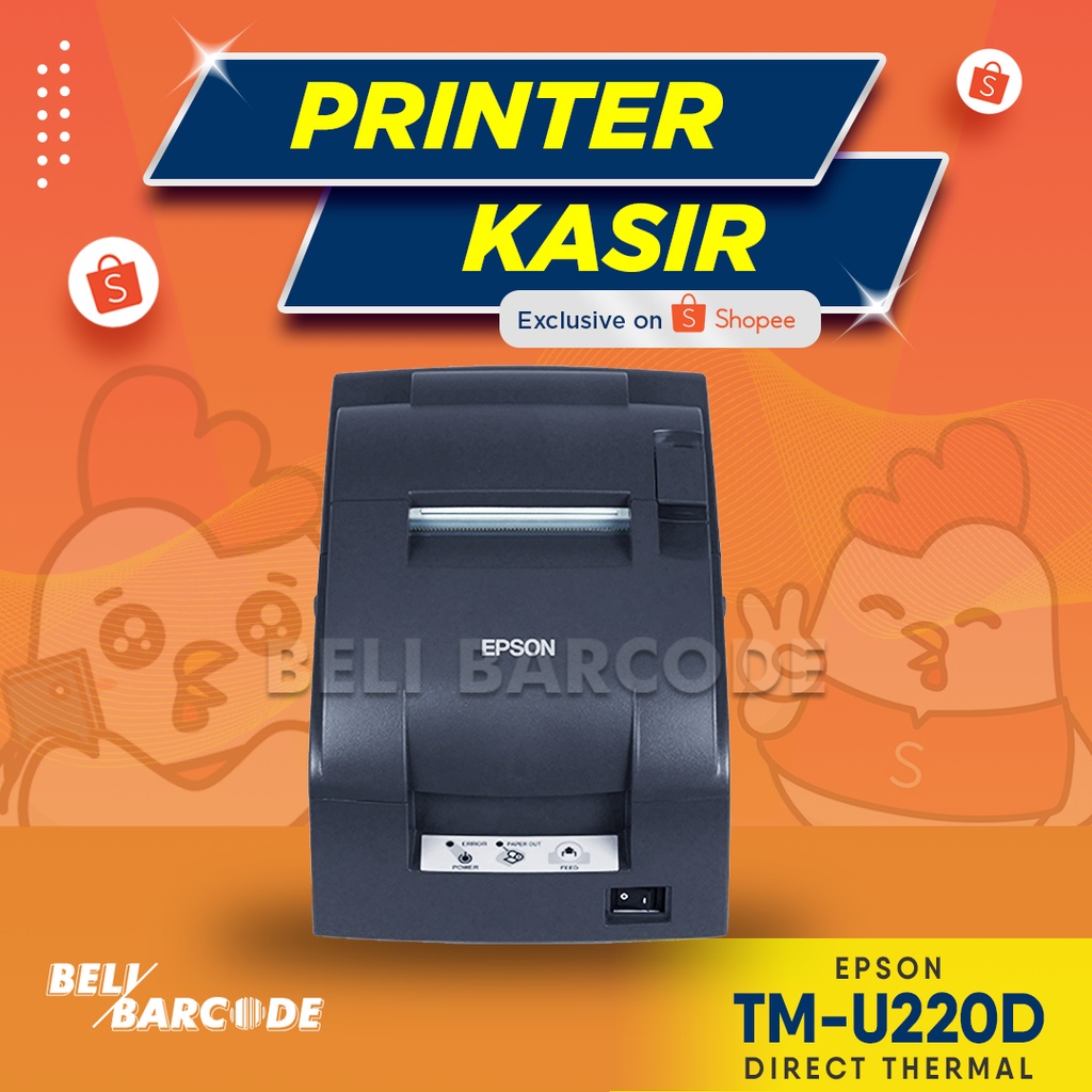 Printer Kasir Epson TMU 220 D USB Manual Cutter