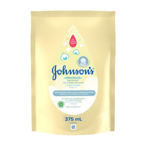 COD Johnsons Baby Bath Cotton Touch Refill 375 ml - Sabun Cair Bayi - Sabun Bayi Johnson Top To Toe