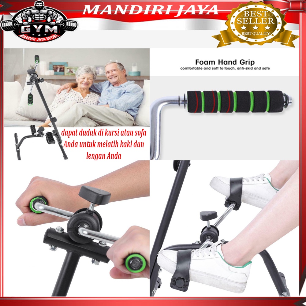 Pedal Exerciser - Sepeda Statis Mini Untuk Terapi Stroke, Pengapuran Sepeda Statis Mini Untuk Terapi