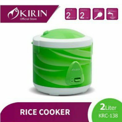 KIRIN RICE COOKER 2.0 LT | KRC-138 NON STICK