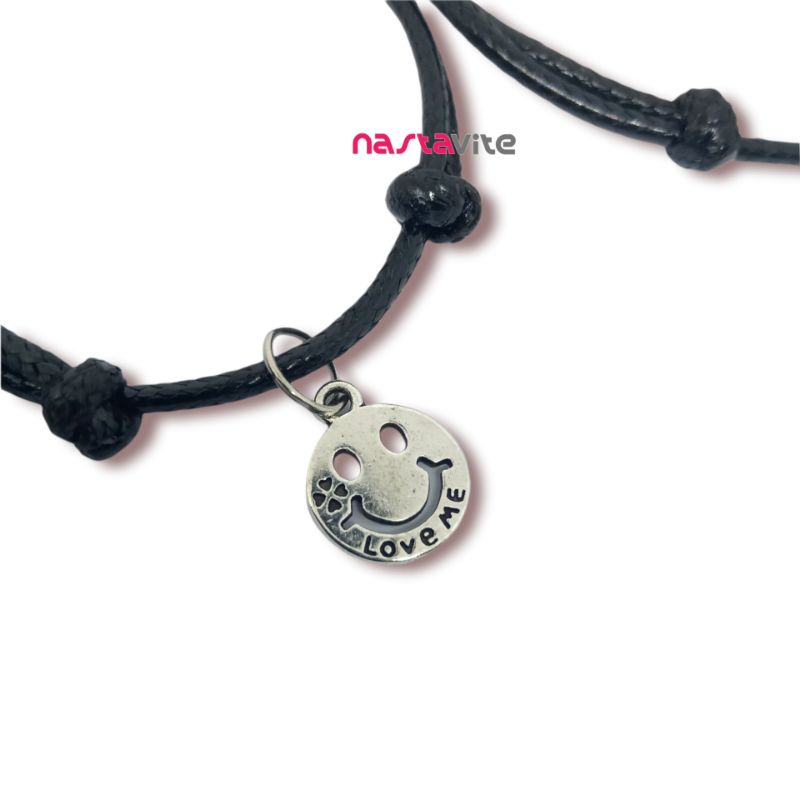 Gelang couple magnet sahabat pacar bestie murah tali korea smile