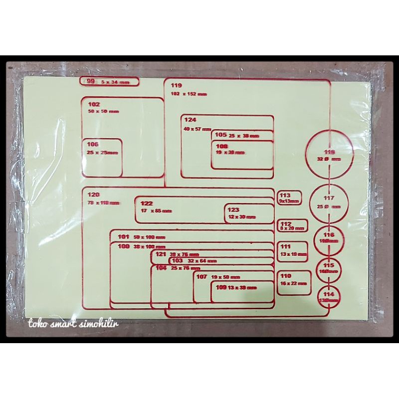 LEBEL HARGA STIEKER /LABEL UNDANGAN