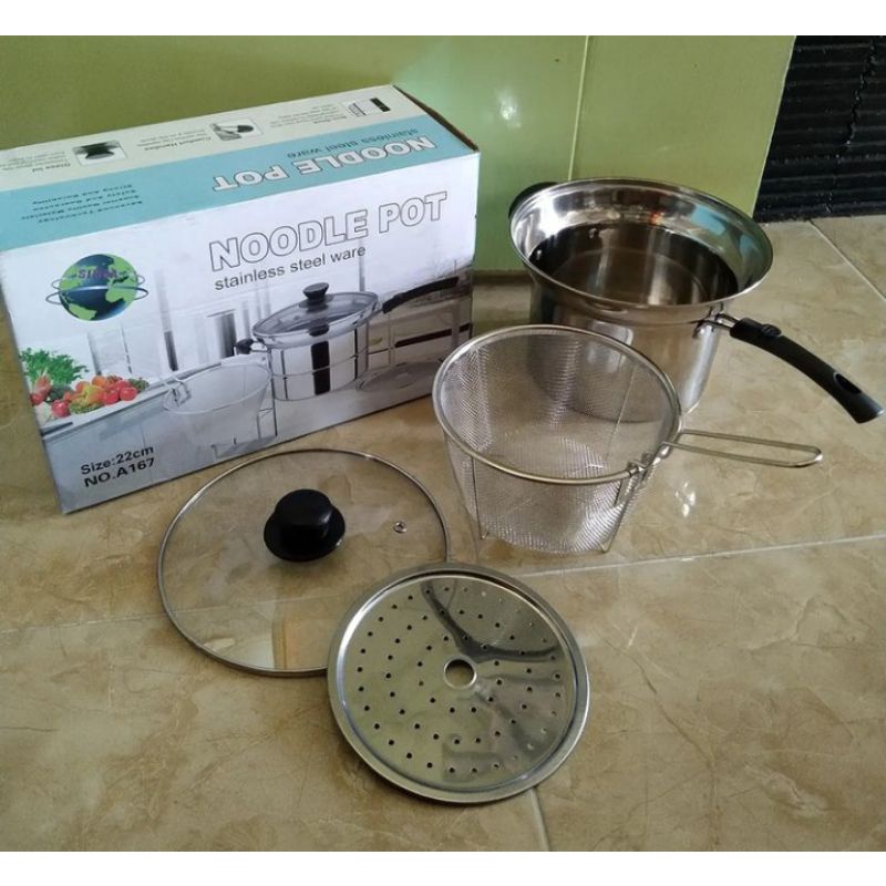 Noodle Pot Stainless 22 Cm