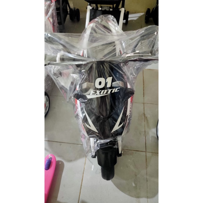 Exotic Motorcycle EMAX 2212 / Mainan Motor Aki Anak - White