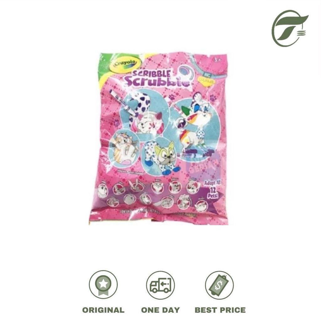 

PAKET SCRIBBLE SCRUBBIE PETS 74-7300 ( SPIDOL, BRUSH, PETS) CRAYOLA