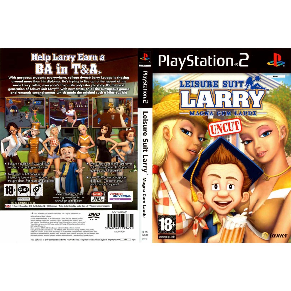 Jual Kaset Ps2: Leisure Suit Larry: Magna Cum Laude Indonesia|Shopee Indonesia