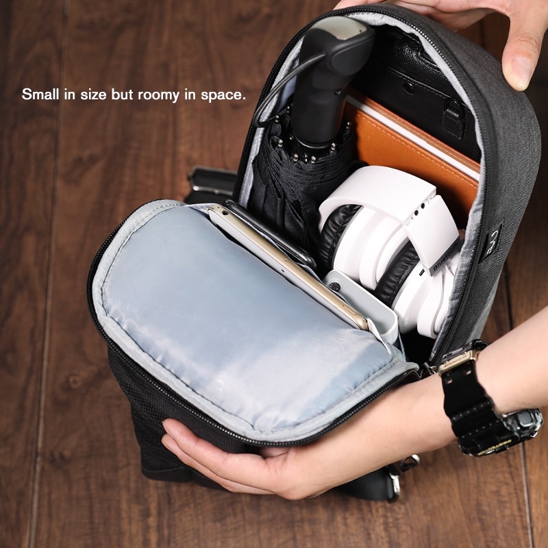 [OBRAL RIJEK] Tas Selempang Crossbody Sling Bag Anti Maling - T-S8061