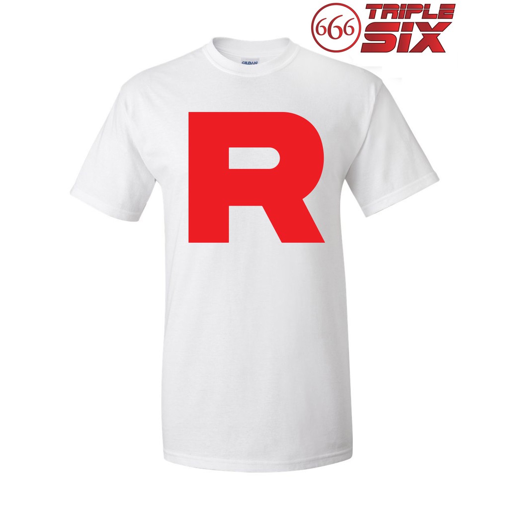 Kaos T Shirt POKEMON GO Team Rocket WHITE