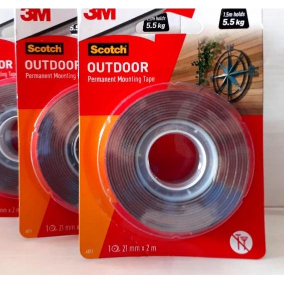 

♪ 3M Scotch Double Tape Foam Outdoor Permanent Mounting 4011 21 mm x 2 m ❂