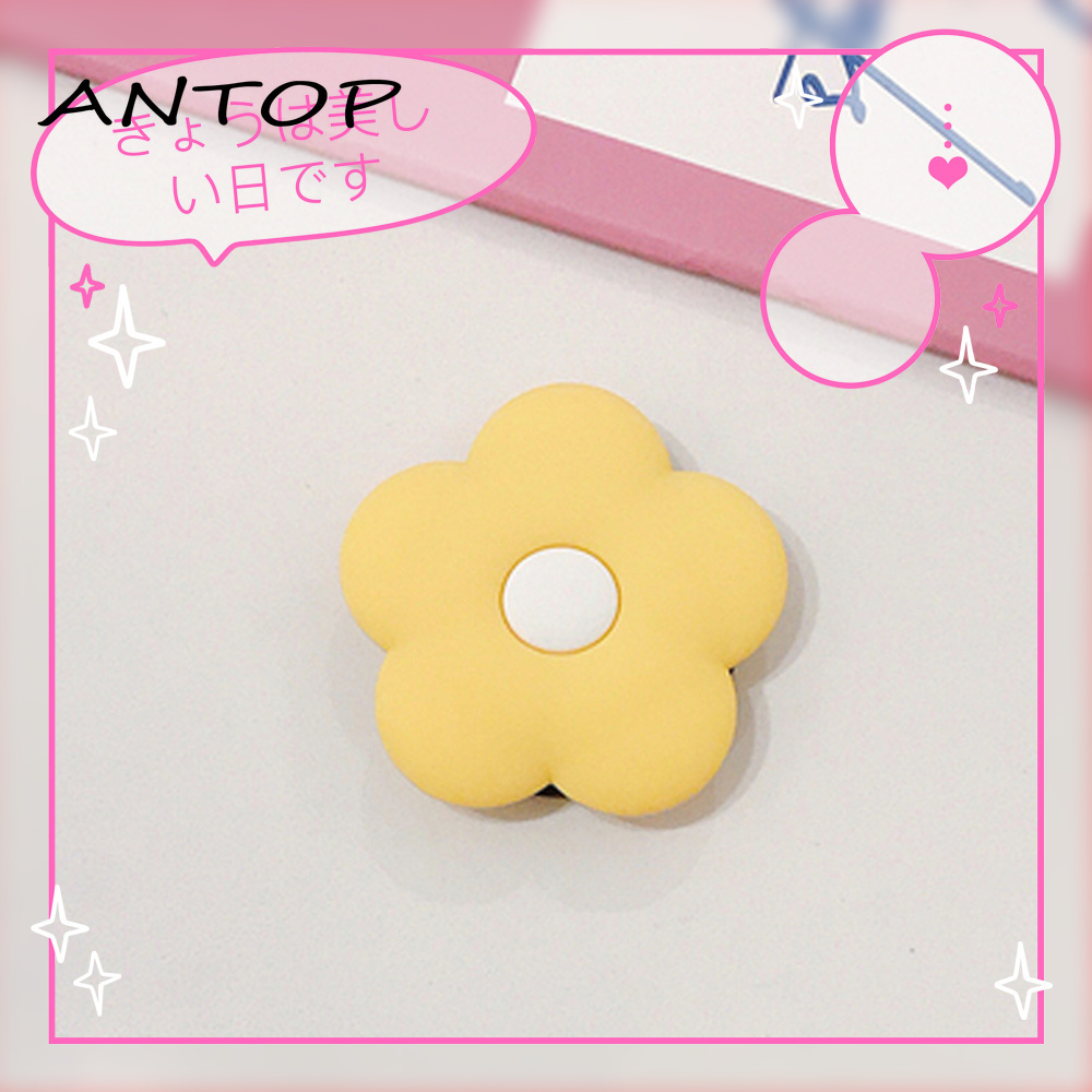 Korean Version of The Airbag Mobile Phone Holder Mobile Phone Telescopic Ring Cute Flowers Lazy Telescopic Anti-fall Mobile Phone Holder ANTOP