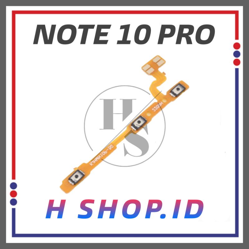 Flexibel Flexible On/Off + Volume Xiaomi Note 10 Pro Ori