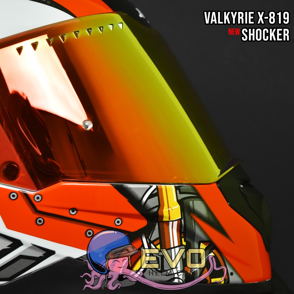 HELM JPX X-819 VALKYRIE SHOCKER - HELM JPX SHOCKER MANDALIKA