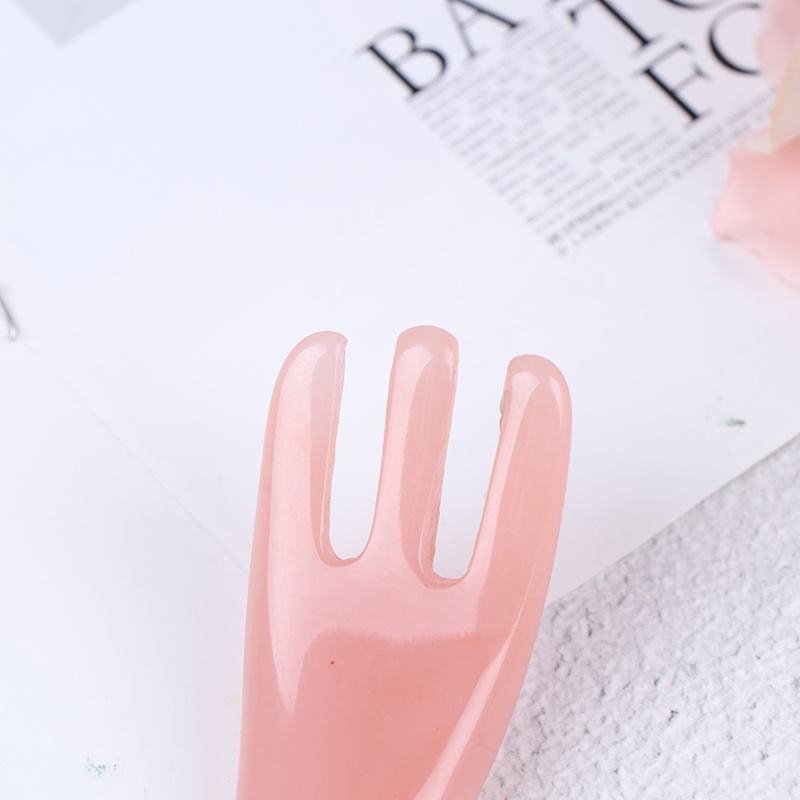 (LUCKID) Alat Pijat Gua Sha Bahan resin Sintetis Untuk Wajah / Tubuh