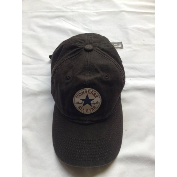 Topi Converse Reguler Cap Black Second Orginal