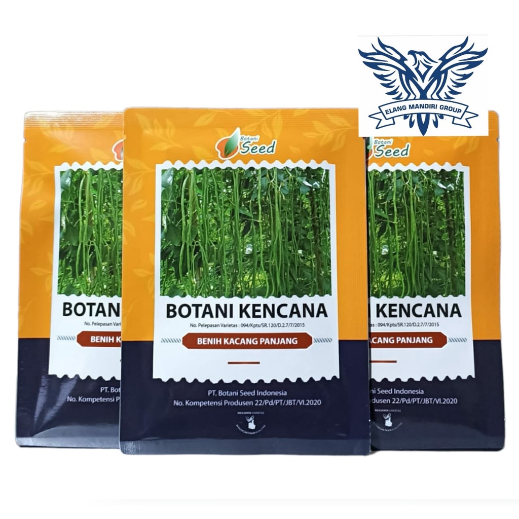 Benih Bibit Kacang Panjang Kencana 15 Gr isi 84 butir Botani Seed