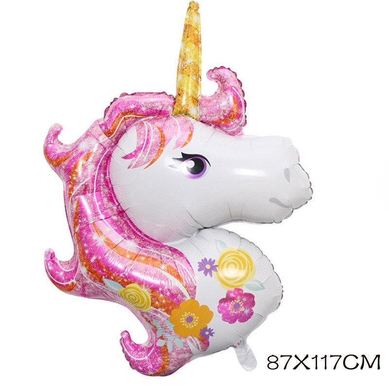 SUPER JUMBO Balon 117 110cm Foil Unicorn Little Pony Kuda SUPER JUMBO Balon 117 110cm Foil Unicorn Little Pony Kuda
